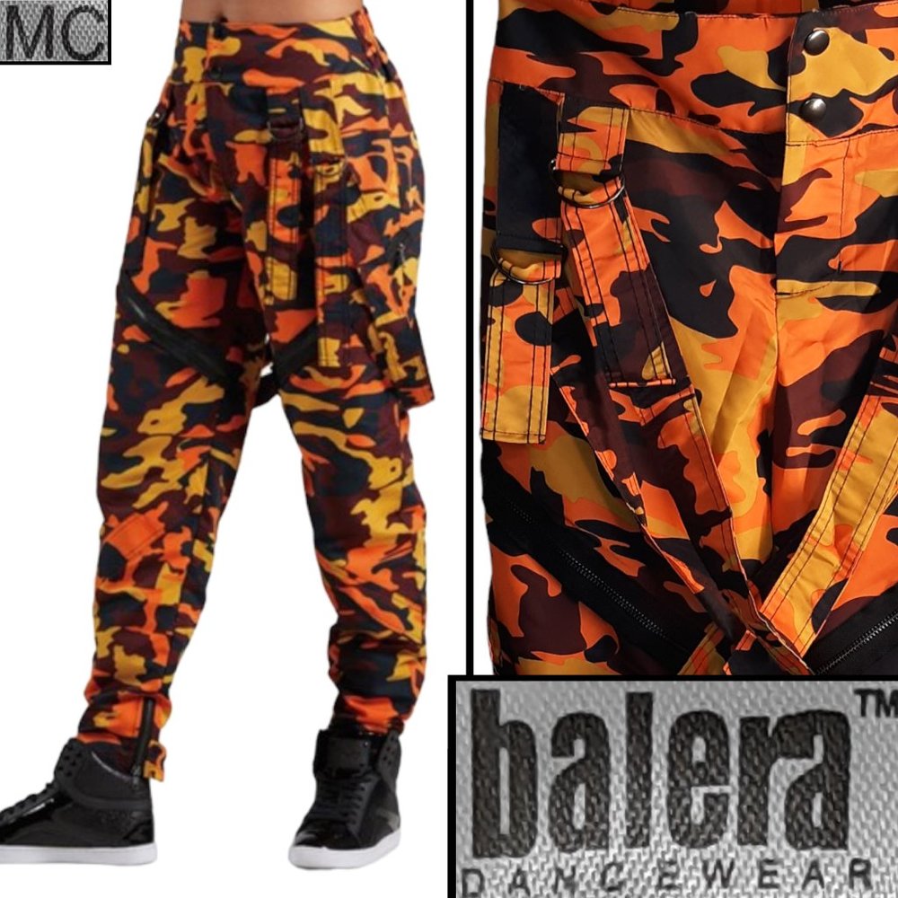 Strappy Camo Dancewear Pants